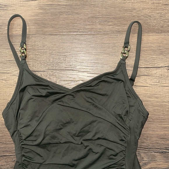 Michael Kors one piece / Olive Green (8) - Picture 2 of 7